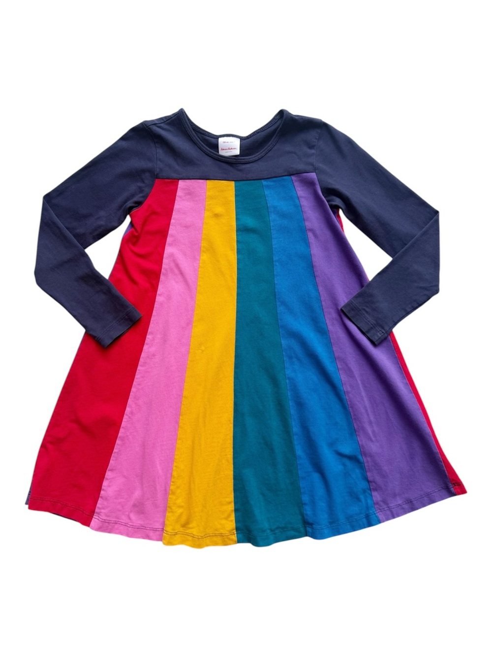Hanna Andersson Rainbow Swing Dress Size 6/7
